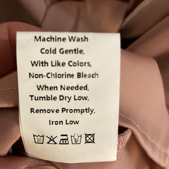 BTFBM Amazon, Dusty Rose, Casual Long Sleeve, wrap tie front, Mini dress Size, M - Picture 13 of 13